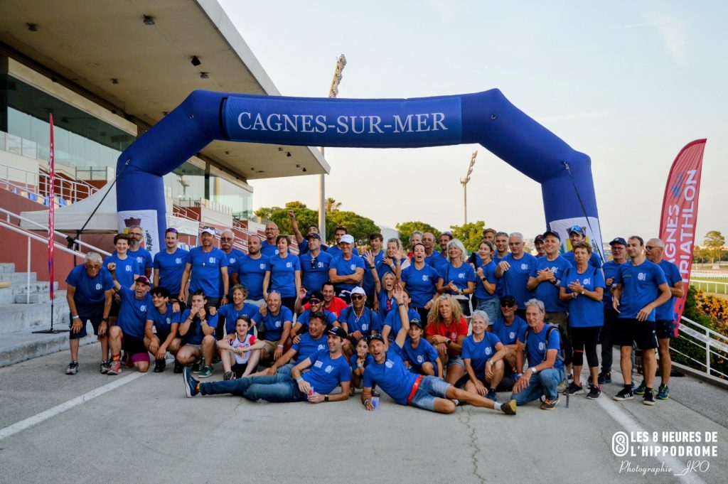 Photo de l'équipe organisation des 8 heures de l'hippodrome - US Cagnes Triathlon
