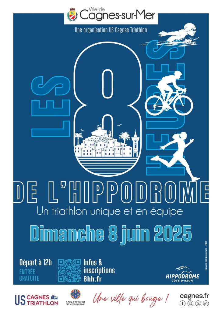 Affiche "Les 8 heures de l'hippodrome"